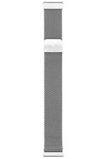 HIRSCH Milanaise-Armband für Uhren 20 mm Silberfarben 30161434-2-20