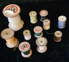 Alte Holzspulen Holzspule