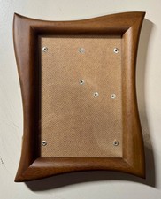 ERNO Holz Bilderrahmen Foto Rahmen Wanddeko mit Glas Braun Bildgröße 13x18cm