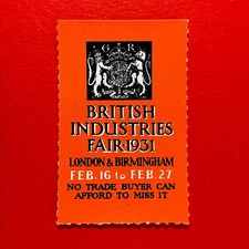 British Industries Fair 1931