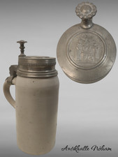 09326 antiker gekämmter