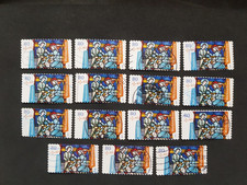 BRD Sondermarken 15 x Weihnachten 2020 Kirchenfenster Mi-Nr 3574 sk