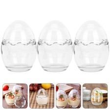 3pcs Haushaltsglas Eierform