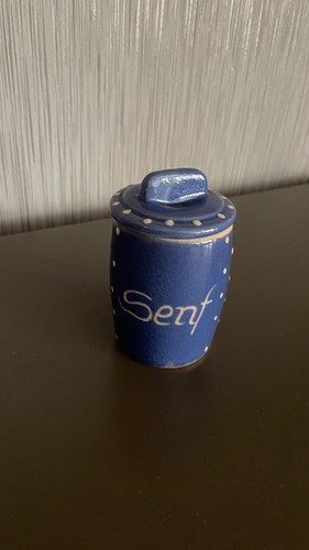 Bürgel keramik senfdose dose - keramik, senfdose;