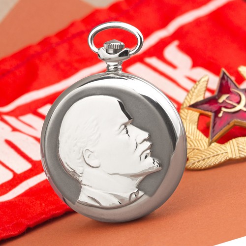 Taschenuhr mechnisch lenin - taschenuhr,