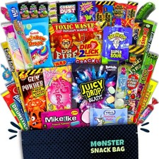 40 Trend-Süßigkeiten aus aller Welt, UK und den USA in einer XXL Box