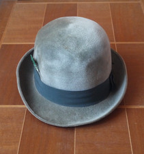 Hut Melone aus Samt Hutmacher