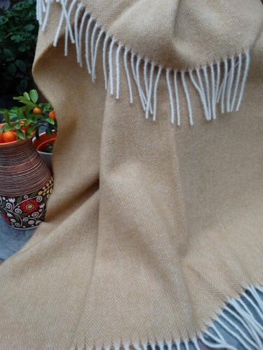 Wolldecke plaid 140x200cm - wolldecke,