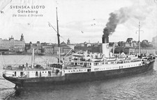 POSTKARTE - SVENSKA LLOYD - GÖTEBORG - SLS SUECIA UND BRITANNIA