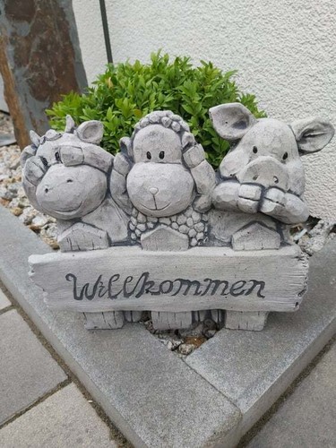 Steinfigur bauernhof - steinfigur,
