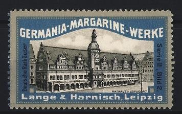 Reklamemarke leipzig - reklamemarke,