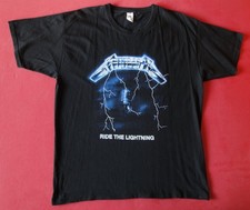 Shirt METALLICA - Lightning Tour 1984/85 + Gr. XL  (Slayer, Megadeth, Testament)