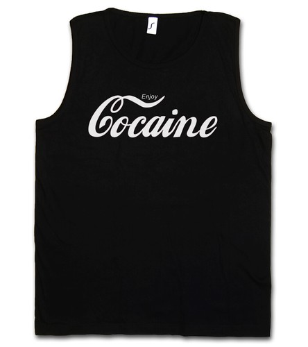 Enjoy cocaine fun herren - herren, tank