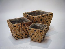 Blumen Übertopf 3er Set