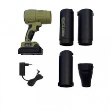 Genius Power Blower Akku Laubbläser 7 tlg, Kabellose Laubgebläse, tragbar, Akku