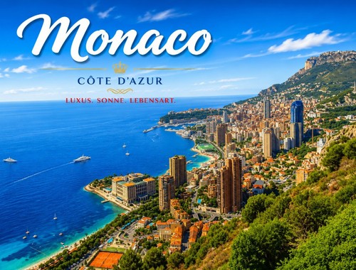 Kühlschrankmagnet monaco - monaco, –