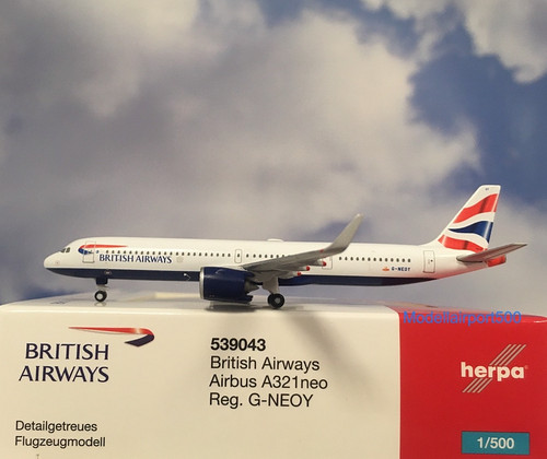 Herpa wings 500 airbus - 1:500,