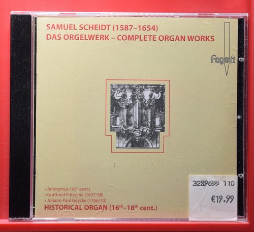 Samuel scheidt das orgelwerk - das,