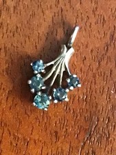 Anhänger Gold Weiß, Gelbgold  Saphiren