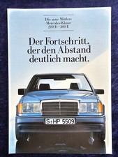 Prospekt Mercedes W 124, 200 D - 300 E, Prospekt 1.1985