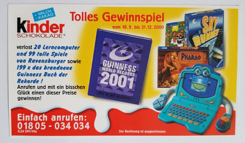 Tolles gewinnspiel 2000 - tolles,