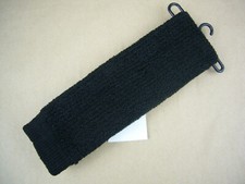 Gurtschutz für Sattelgurte Bauchgurtschoner aus Fleece schwarz 50 cm