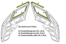 VW T3 Türschachtdichtung