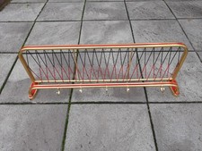 Garderobe Hutablage 50er oder 60er Jahre Vintage Mid Century gold / rot