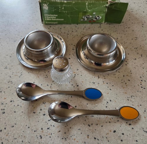 Wmf frühstücks eierset 70er - wmf,