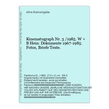 Kinematograph Nr. 3 /1985. W +