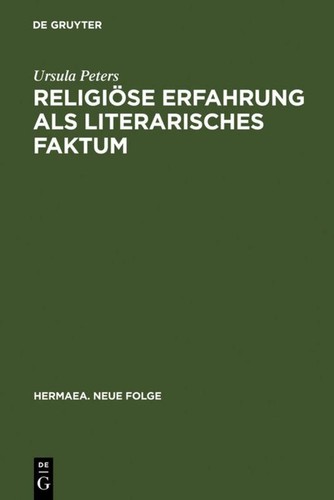 Religiöse erfahrung als - religiöse,