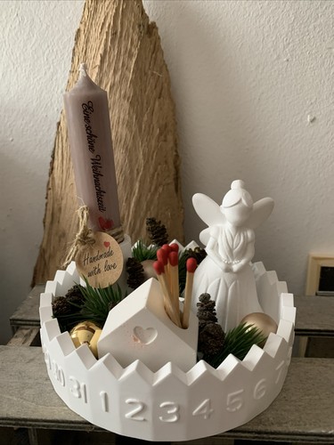 Advent gesteck kranz - gesteck, aus