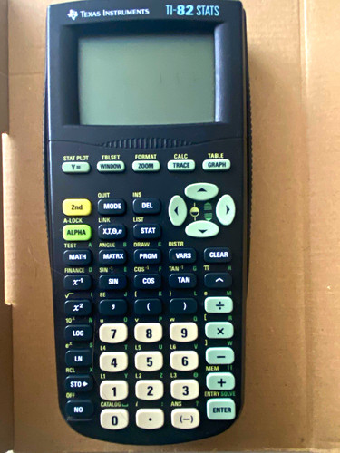 Texas instruments stats - ti-82,