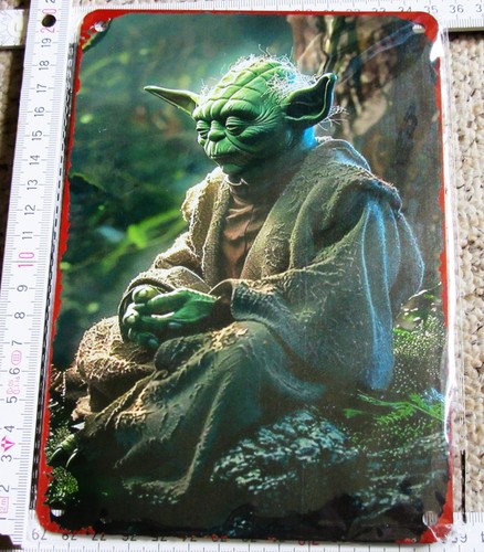 Yoda star wars blechschild - wars,