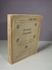 Economic Geography 1944  FOR THE USE OF ARMY, NAVY, MARINE CORPS, COAST GUARD