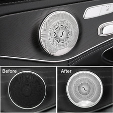 4-stk matt Lautsprecher Abdeckung Für Mercedes Benz Autotür Audio GLC W213 W205