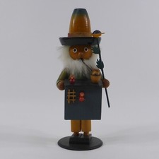 Räuchermännchen Räuchermann mit Vogelkäfig Schwer Oberammergau 24 cm (119)