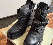 A.S.98 Leder Boots , Größe 39 Schwarz