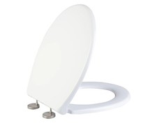 Duroplast Toilettesitz WC Sitz Klobrille "weiß/uni" ohne Montagematerial *B-Ware