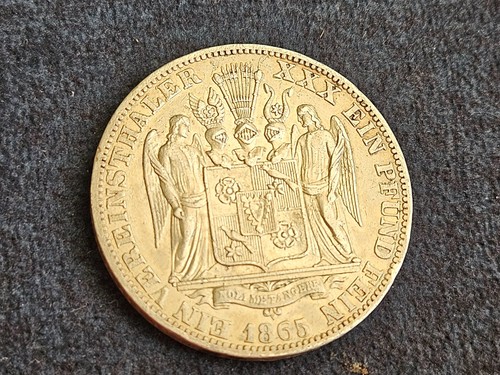 Schaumburg lippe taler 1865 - 1,