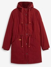 Parka mit Kapuze mit Teddyfleece-Einsatz Gr. 42 Kastanienrot Damenparka Neu*