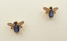 Saphir - Ohrstecker
