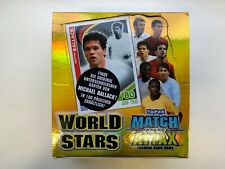 Topps Match Attax World Stars • Trading Card 50er Display Booster Neu & OVP