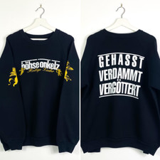Vintage Böhse Onkelz Sweater Gr.L Herren Schwarz Merchandise 90er 90s y2k Retro