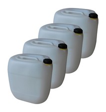 4 x 30 Liter weiß Kanister