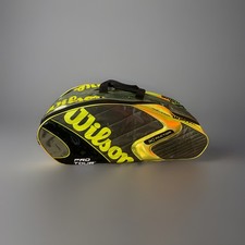 Wilson Pro Tour K Factor - Tennisschläger Tasche - Grün Schwarz - 3 Fächer