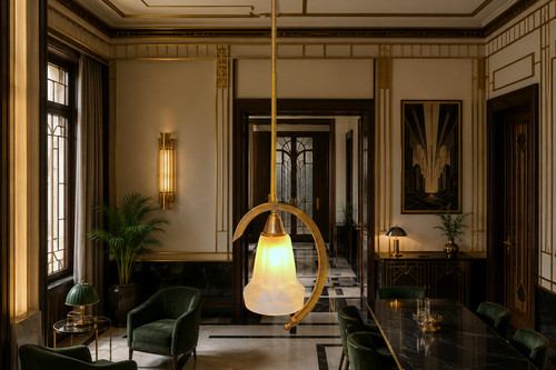 Art deco deckenlampe lumière - deco, "lumière
