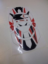 Dekorsatz Aufkleber Sticker Leatt Brace Core Facelift Unlimited cover sw-weiß