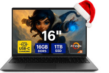 Difinity Gaming Notebook 16 Zoll | Ryzen 9 6900HX | 16GB RAM | 1TB SSD | Win 11