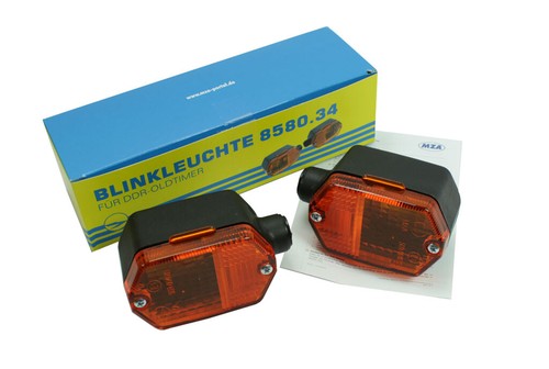 Simson blinker eckig orange - eckig,